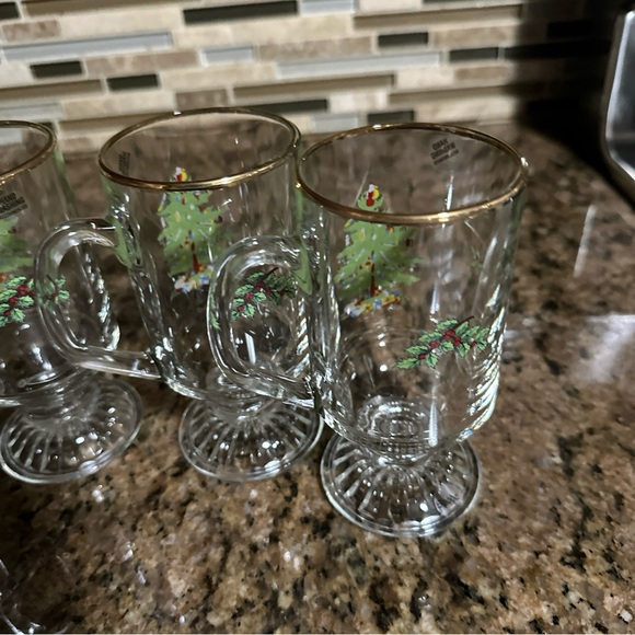 Spode Christmas Tree Irish Coffee Mugs Set of 4 - Vintage!!! - Picture 15 of 16